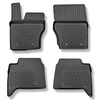 Tappetini Auto in TPE compatibili con Land Rover Discovery V SUV (03.2017-....) - tappeti auto neri