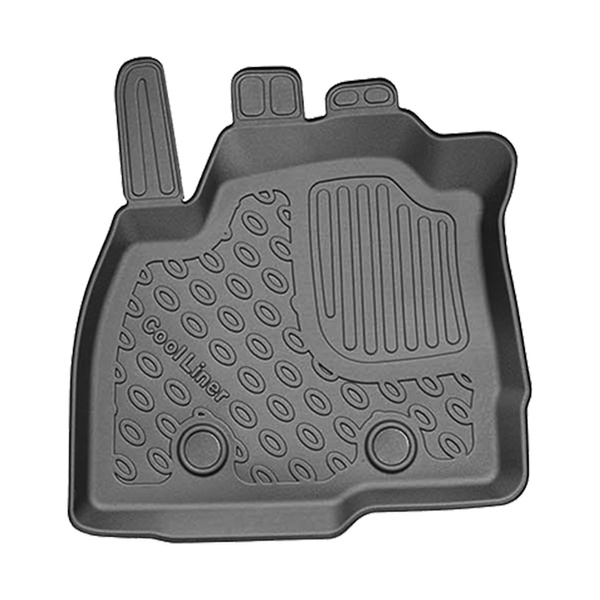 Tappetini Auto in TPE compatibili con Dacia Duster III Mild Hybrid SUV (06.2024-....) - tappeti auto neri