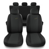 Coprisedili compatibili con BMW X1 I, II (2009-2022) - fodere sedili universali - set coprisedili auto - X.R-G1