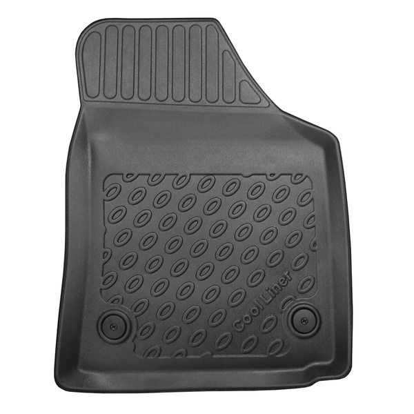 Tappetini Auto in TPE compatibili con Volkswagen Touran I Monovolume (03.2003-08.2015) - 5 o 7 posti; senza la terza fila di sedili - tappeti auto neri