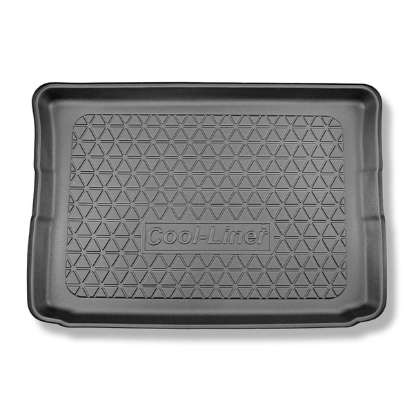 Vasca baule compatibile con Dacia Spring BBG SUV (03.2021-....) - tappetino per bagagliaio - tappeto bagagliaio per auto