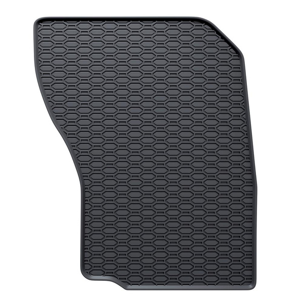 Tappetini auto in gomma compatibili con Mitsubishi Outlander III SUV (2012-2022) - tappeti gomma - nero - 4 pz.