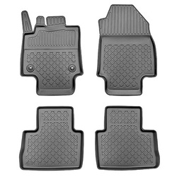 Tappetini Auto in TPE compatibili con Toyota RAV4 V SUV (01.2019-....) - con cambio manuale - tappeti auto neri