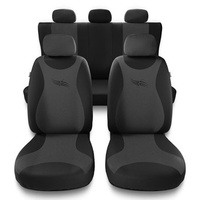 Coprisedili compatibili con Alfa Romeo 159 (2005-2011) - fodere sedili universali - set coprisedili auto - TR-G1