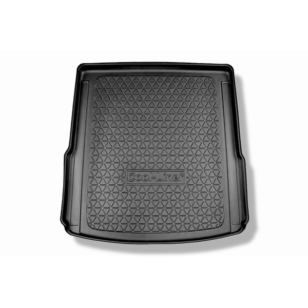 Vasca baule compatibile con Audi A6 C8 4H Avant (09.2018-....) - inclusi i modelli con barre di fissazione; anche per la versione Quattro; non per versione TFSI e plug-in hybrid - tappetino per bagagliaio - tappeto bagagliaio per auto