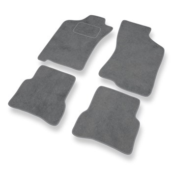 Premium tappetini auto in velluto compatibili con Fiat Albea (2002-2010) - tappeti auto grigio