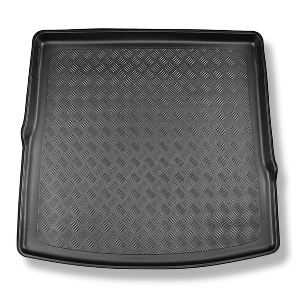 Vasca baule compatibile con Volkswagen Tiguan Allspace SUV (11.2017-....) - 5 posti; per il portabagli superiore; modelli con piano di carico regolabile / 7 sedili; sedili 3a fila abbassati - tappetino per bagagliaio - tappeto bagagliaio per auto