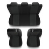 Coprisedili compatibili con Jeep Compass I, II (2007-....) - fodere sedili universali - set coprisedili auto - X.R-G1