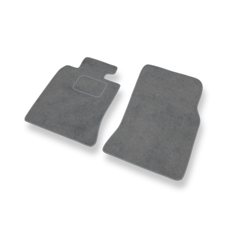 Premium tappetini auto in velluto compatibili con Mini Cabrio II (2009-2015) - tappeti auto grigio