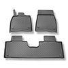 Tappetini Auto in TPE compatibili con Mercedes-Benz EQS X296 SUV (12.2022-....) - tappeti auto neri
