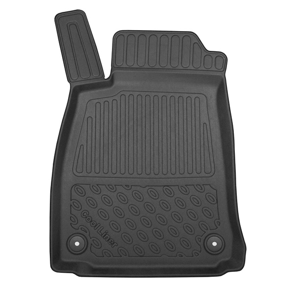 Tappetini Auto in TPE compatibili con Audi A4 B9 Avant, Sedan (11.2015-2024) - anche per la versione Quattro - tappeti auto neri