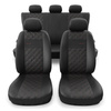 Coprisedili compatibili con Alfa Romeo 145 (1994-2000) - fodere sedili universali - set coprisedili auto - PRF-RD