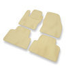 Premium tappetini auto in velluto compatibili con Ford Kuga I (2008-2012) - tappeti auto beige