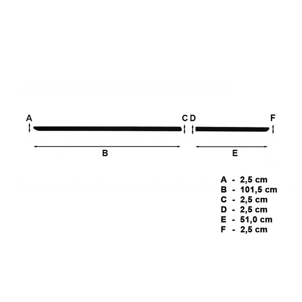 Protezioni nere laterali per auto Ford Fiesta VIII Hatchback (5 porte) - (2017-....)