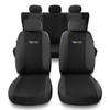 Coprisedili compatibili con BMW X1 I, II (2009-2022) - fodere sedili universali - set coprisedili auto - TG-G