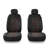 Coprisedili anteriori compatibili con Seat Exeo (2009-2013) - fodere sedili universali - set coprisedili auto - 2UNE-RD