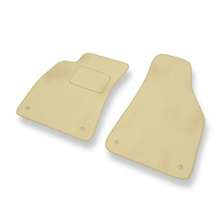 Premium tappetini auto in velluto compatibili con Audi A4 II B6 Avant, Cabriolet, Sedan (2000-2005) - tappeti auto beige