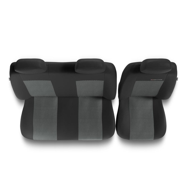 Coprisedili compatibili con Opel Vivaro A, B, C (2001-....) - fodere sedili universali - set coprisedili auto - BE-2