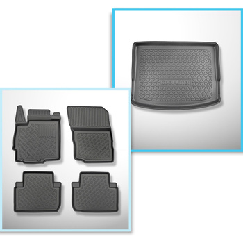 Completo di tappetini e tappetino per bagagliaio TPE per: Mitsubishi Eclipse Cro