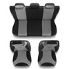 Coprisedili compatibili con Audi A4 B5, B6, B7, B8, B9 (1995-....) - fodere sedili universali - set coprisedili auto - TR-S