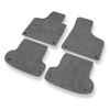 Premium tappetini auto in velluto compatibili con Audi A3 II 8P (2003-2012) - tappeti auto grigio