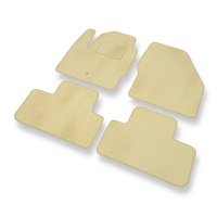 Premium tappetini auto in velluto compatibili con Land Rover Freelander II (2006-2014) - tappeti auto beige