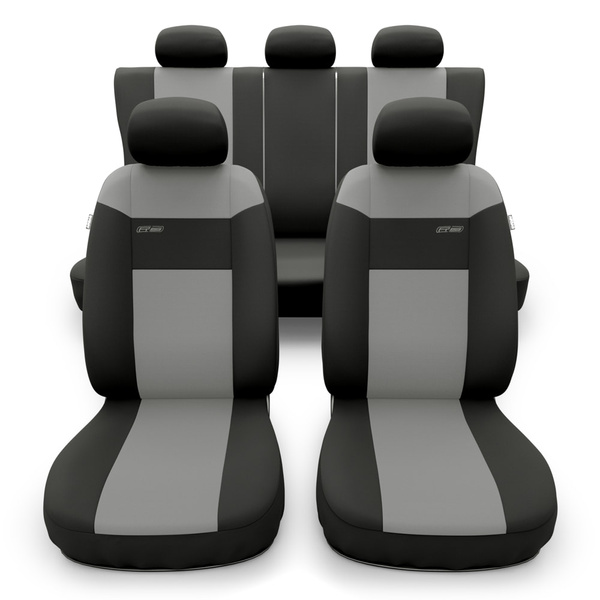 Coprisedili compatibili con Alfa Romeo 166 I, II, III (1998-2007) - fodere sedili universali - set coprisedili auto - RSL-G2
