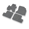 Premium tappetini auto in velluto compatibili con Toyota RAV4 II SUV (2000-2005) - tappeti auto grigio