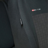 Coprisedili su misura compatibili con Fiat 500 Hatchback (2007-2020) - fodere sedili - set coprisedili auto - E1