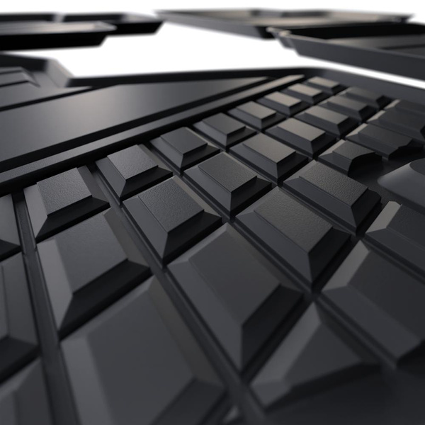 Tappetini Auto in TPE compatibili con MG ZS SUV (2024-....) - tappeti auto neri