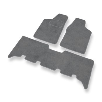 Premium tappetini auto in velluto compatibili con Opel Frontera A, B (1992-2004) - tappeti auto grigio