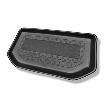Vasca baule compatibile con Skoda Citigo-e iV Hatchback (01.2020-....) - vano superiore - tappetino per bagagliaio - tappeto bagagliaio per auto