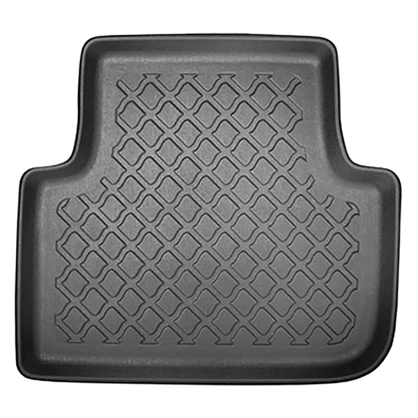 Completo di tappetini e tappetino per bagagliaio TPE per: Volkswagen Tiguan II 05.2016-10.2023 (SUV) - vano superiore (piano di carico piatto); piano di carico regolabile in posizione più alta; non per versione eibrida