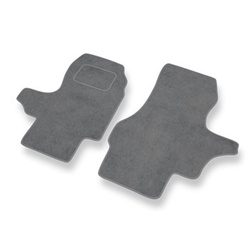 Premium tappetini auto in velluto compatibili con Ford Transit IV/V (1994-2000) - tappeti auto grigio