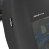 Coprisedili compatibili con Mazda Tribute I, II (2000-2011) - fodere sedili universali - set coprisedili auto - 2UNE-BL