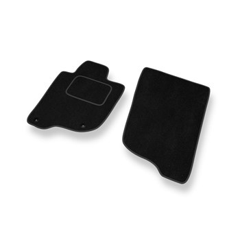 Premium tappetini auto in velluto compatibili con Mitsubishi L200 IV (2006-2015) - tappeti auto nero