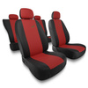 Coprisedili compatibili con Renault Captur (2013-2019) - fodere sedili universali - set coprisedili auto - X.R-RD