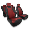 Coprisedili compatibili con Alfa Romeo 145 (1994-2000) - fodere sedili universali - set coprisedili auto - TR-RD