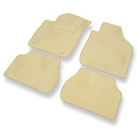 Premium tappetini auto in velluto compatibili con Kia Rio I (2000-2005) - tappeti auto beige