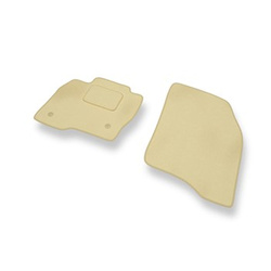 Premium tappetini auto in velluto compatibili con Ford Edge (2016-2020) - tappeti auto beige