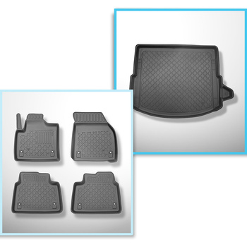 Completo di tappetini e tappetino per bagagliaio TPE per: Land Rover Discovery S