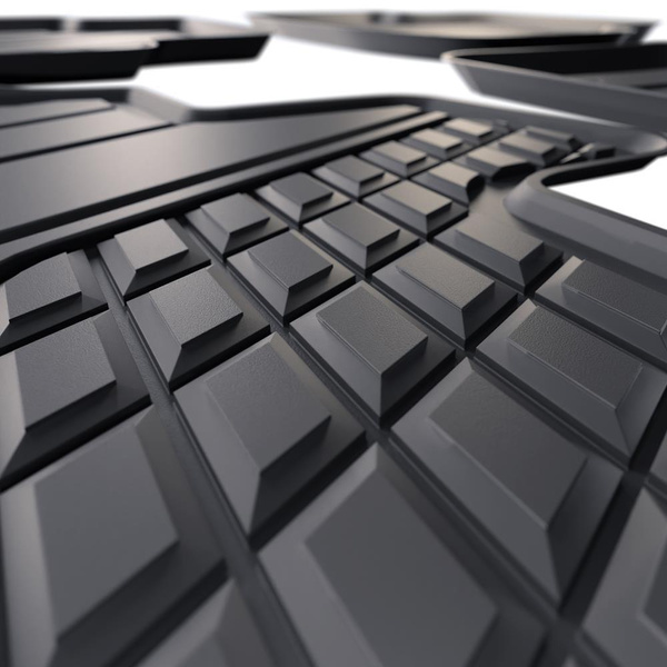 Tappetini Auto in TPE compatibili con Seat Ateca SUV (2016-....) - tappeti auto neri