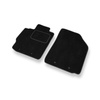 Premium tappetini auto in velluto compatibili con Toyota Yaris II Hatchback, Berlina (2005-2010) - tappeti auto nero