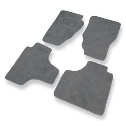 Premium tappetini auto in velluto compatibili con Dodge Nitro (2007-2011) - tappeti auto grigio