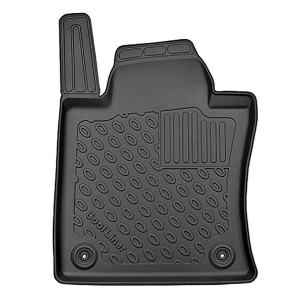 Completo di tappetini e tappetino per bagagliaio TPE per: SsangYong Korando IV C300 09.2019-.... (SUV) - bagagliaio inferiore (senza/sotto pavimento multifunzione); non per la versione elettrica