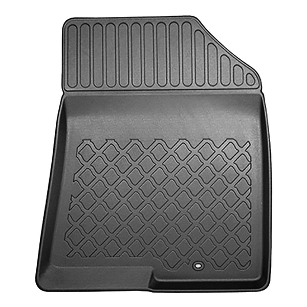 Completo di tappetini e tappetino per bagagliaio TPE per: Kia Carens IV 04.2013-08.2019 (Monovolume) - 5 posti; senza terza fila