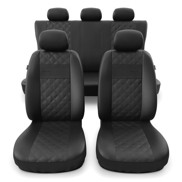 Coprisedili compatibili con Alfa Romeo 166 I, II, III (1998-2007) - fodere sedili universali - set coprisedili auto - PRF-B