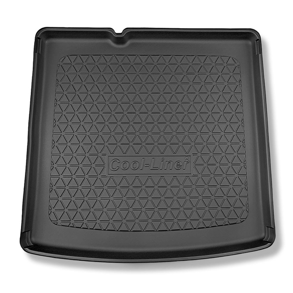 Vasca baule compatibile con Skoda Enyaq iV SUV, Coupé (04.2021-....) - vano inferiore; modelli senza piano di carico regolabile - tappetino per bagagliaio - tappeto bagagliaio per auto