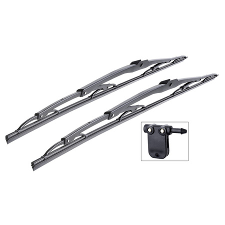 Spazzole tergicristallo anteriori compatibili con Mercedes-Benz Antos Camion (2012-2019) - tergicristalli auto - lame tergilunotto - spazzole standard