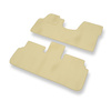 Premium tappetini auto in velluto compatibili con Lancia Zeta (1995-2002) - tappeti auto beige